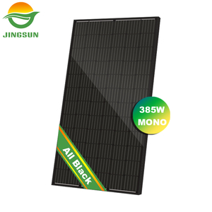 All black 385W solar panel